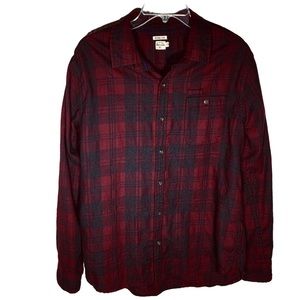 Bridge & Burn original slim 100% flannel men’s size L shirt